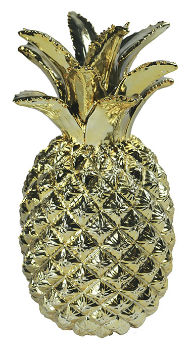 Resin Gold Finish Pineapple